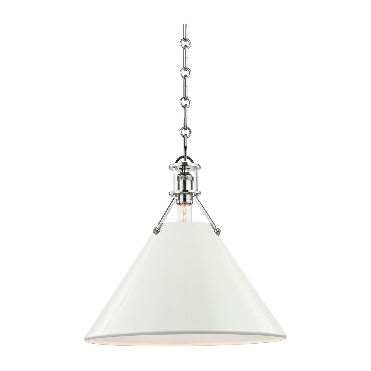 Hudson Valley Lighting Painted No.2 1 Light 16 inch Pendant Ceiling Light