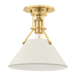 Hudson Valley Lighting Painted No.2 1 Light 9.5 inch Semi Flush Ceiling Light