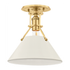 Hudson Valley Lighting Painted No.2 1 Light 9.5 inch Semi Flush Ceiling Light