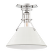 Hudson Valley Lighting Painted No.2 1 Light 9.5 inch Semi Flush Ceiling Light