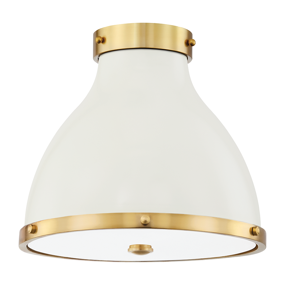 Hudson Valley Lighting Painted No. 3 2 Light 12.5 inch Flush Mount Ceiling Light