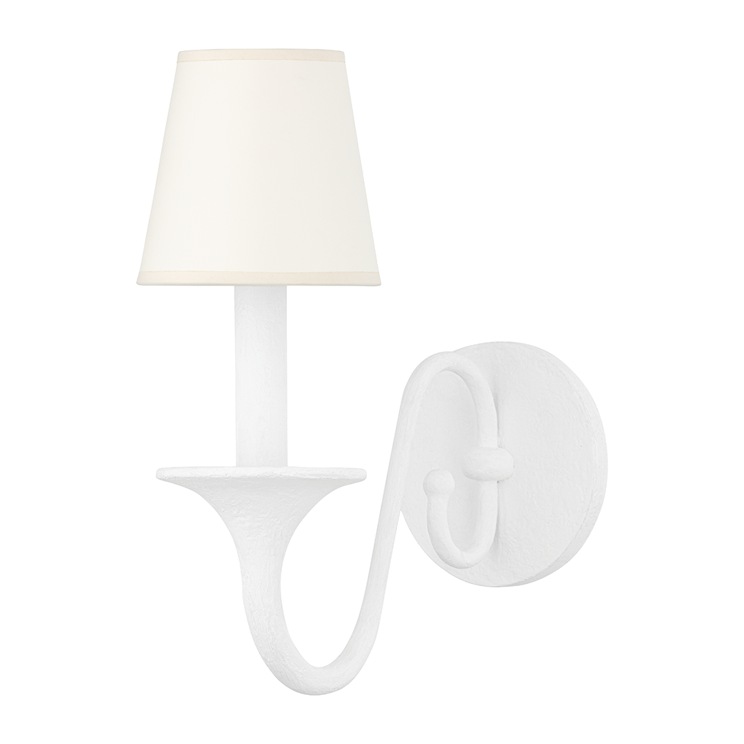 Hudson Valley Lighting Windsor 1 Light 5 inch White Plaster Wall Sconce Wall Light