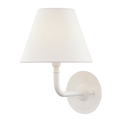 Hudson Valley Lighting Signature No.1 1 Light 8 inch White Wall Sconce Wall Light