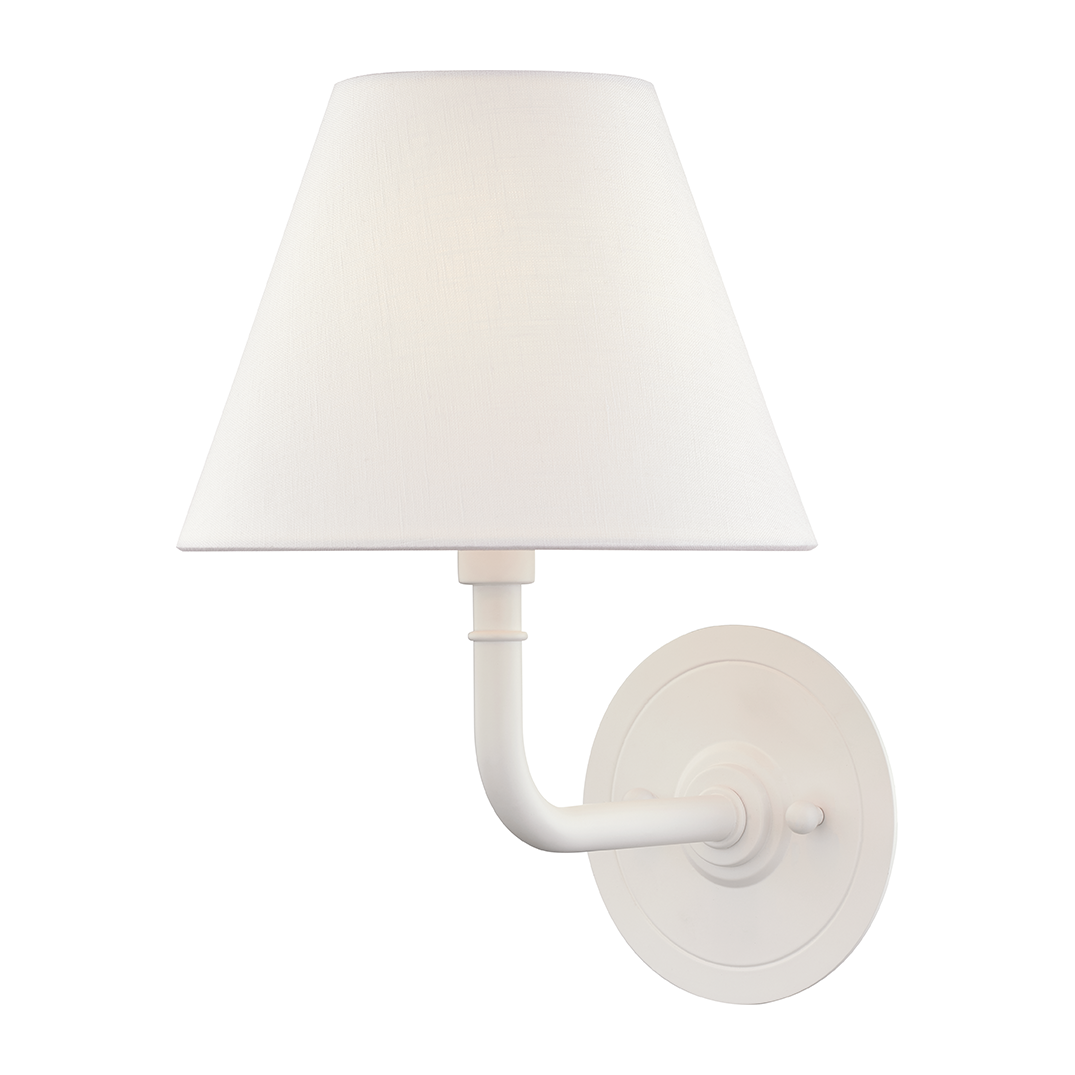 Hudson Valley Lighting Signature No.1 1 Light 8 inch White Wall Sconce Wall Light