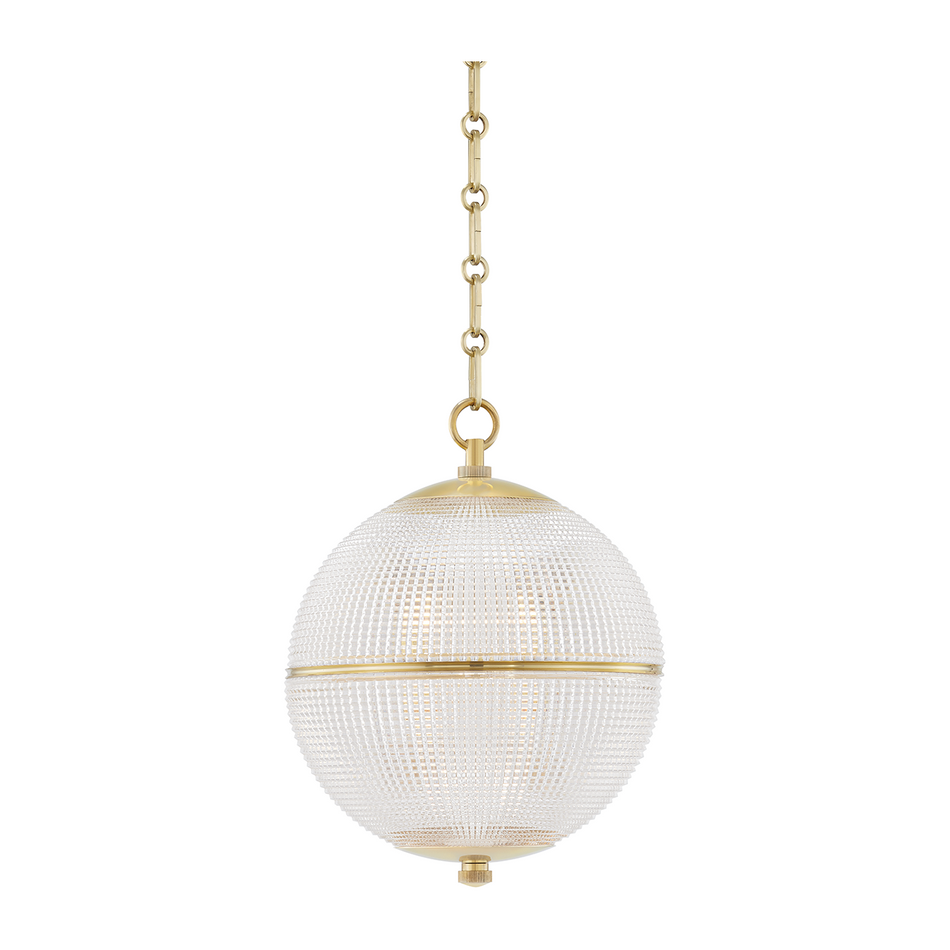 Hudson Valley Lighting Sphere No. 3 1 Light 13 inch Pendant Ceiling Light