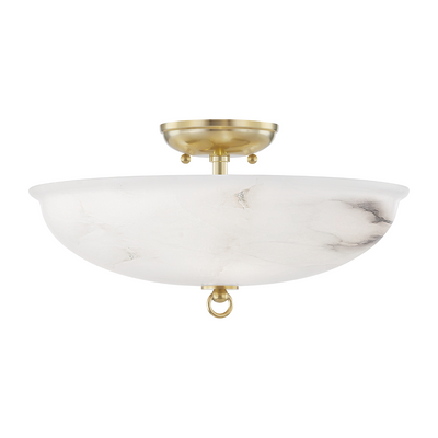 Hudson Valley Lighting Somerset 3 Light 16 inch Semi Flush Ceiling Light
