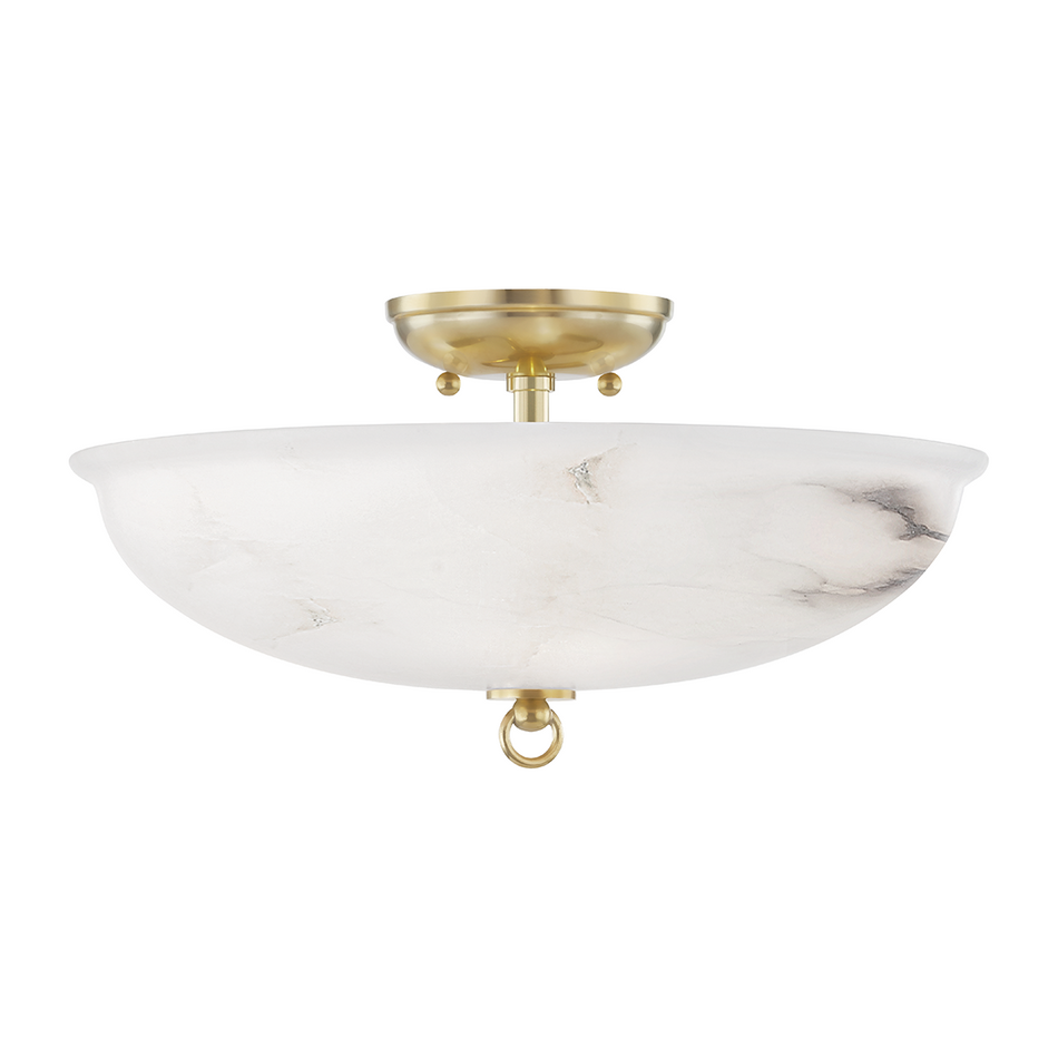 Hudson Valley Lighting Somerset 3 Light 16 inch Semi Flush Ceiling Light