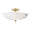 Hudson Valley Lighting Somerset 3 Light 16 inch Semi Flush Ceiling Light