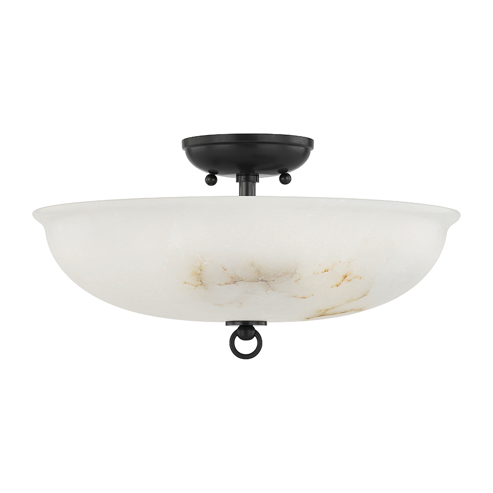 Hudson Valley Lighting Somerset 3 Light 16 inch Semi Flush Ceiling Light