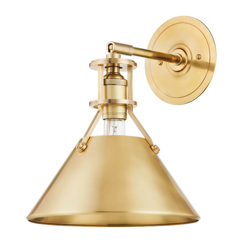 Hudson Valley Lighting Metal No. 2 1 Light 9.5 inch Wall Sconce Wall Light