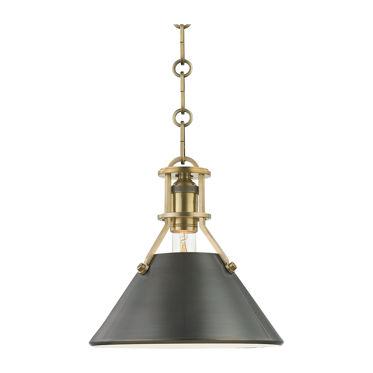 Hudson Valley Lighting Metal No. 2 1 Light 9.5 inch Pendant Ceiling Light