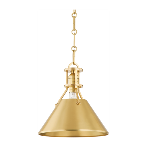 Hudson Valley Lighting Metal No. 2 1 Light 9.5 inch Pendant Ceiling Light