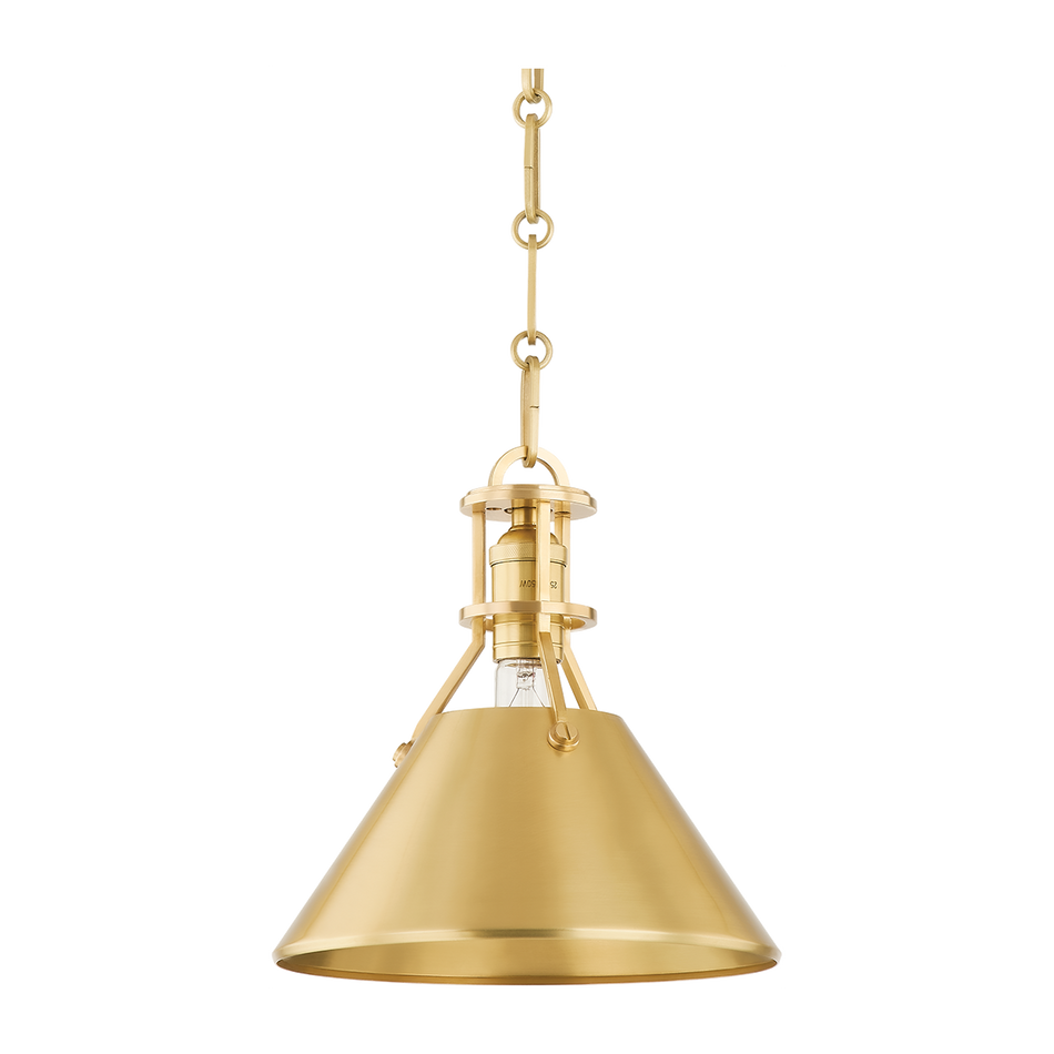 Hudson Valley Lighting Metal No. 2 1 Light 9.5 inch Pendant Ceiling Light