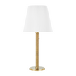Hudson Valley Lighting Dorset 13.5 inch 60 watt Aged Brass Table Lamp Portable Light