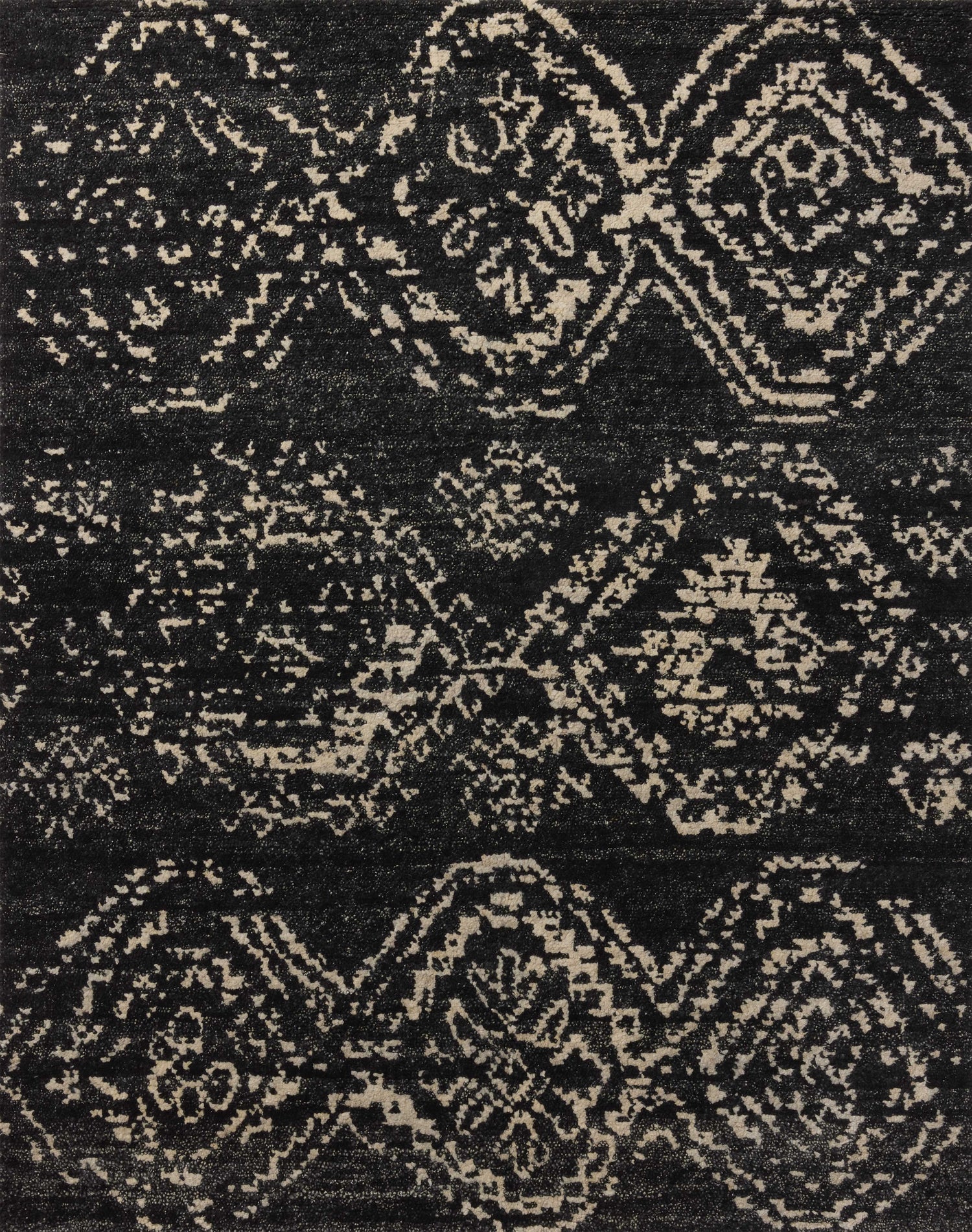 Loloi Meryl MEY-03 Black / Ivory Rug