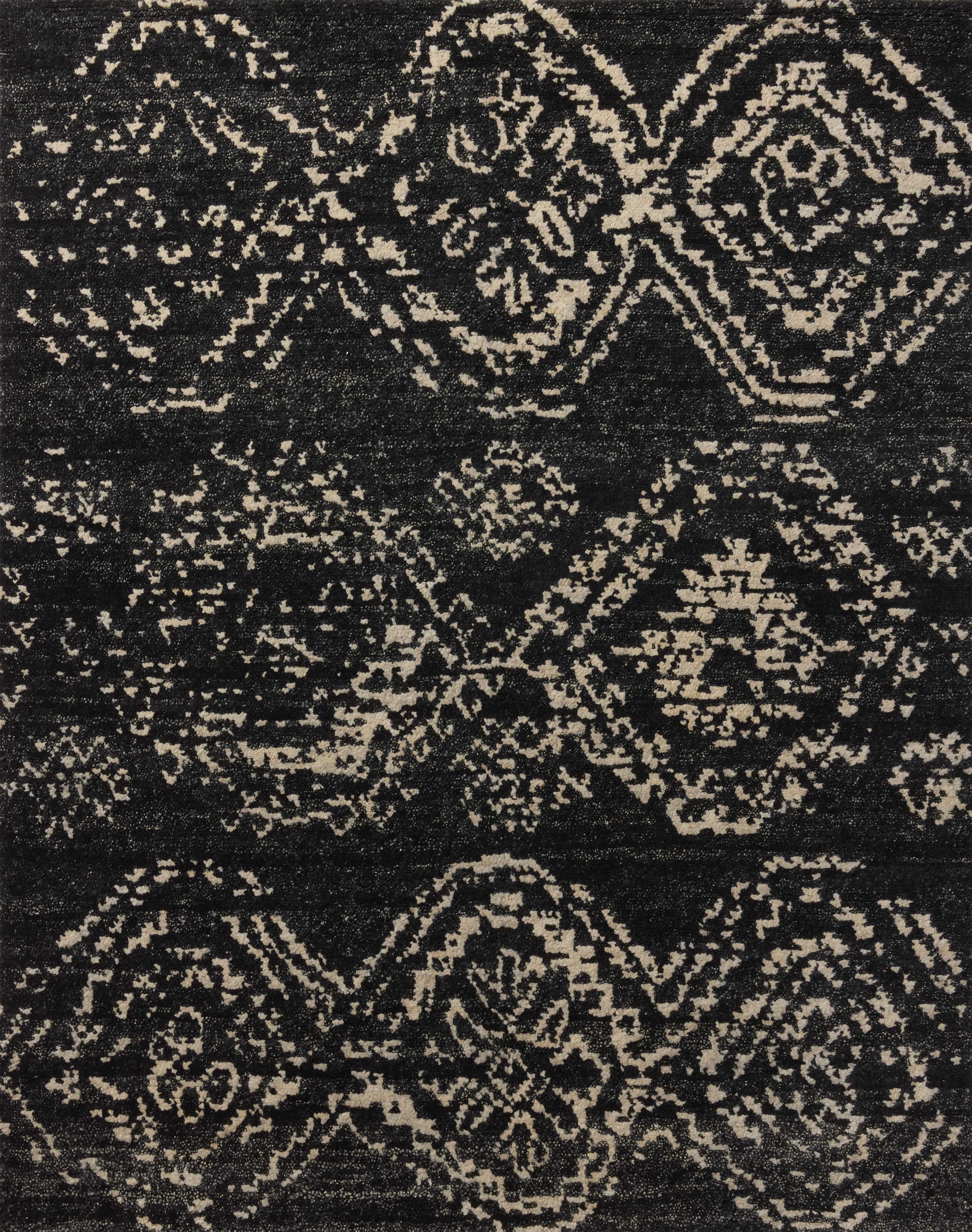 Loloi Meryl MEY-03 Black / Ivory Rug