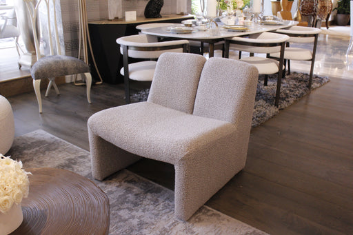 Eichholtz Macintosh Arm Chair / Boucle Grey Floor Sample