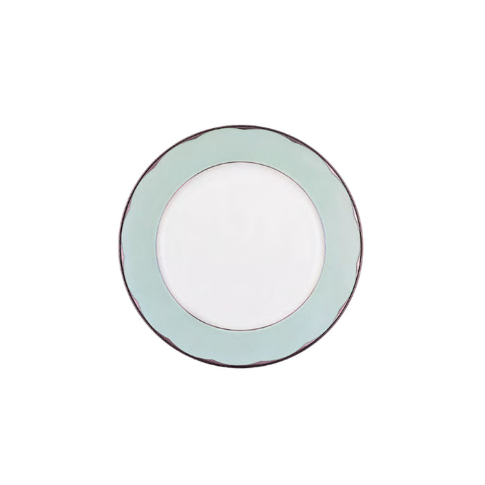 Haviland Illusion Flat Dish - Mint Platinum