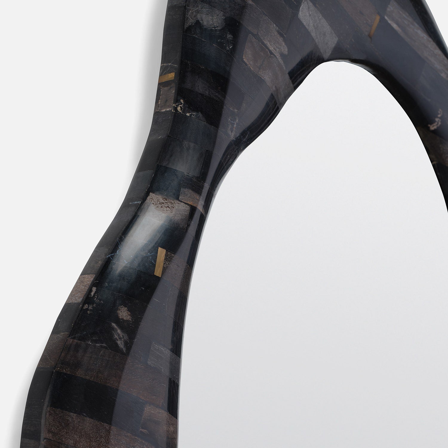 Joss Abstract Petrified-Wood Mirror