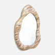 Joss Abstract Petrified-Wood Mirror