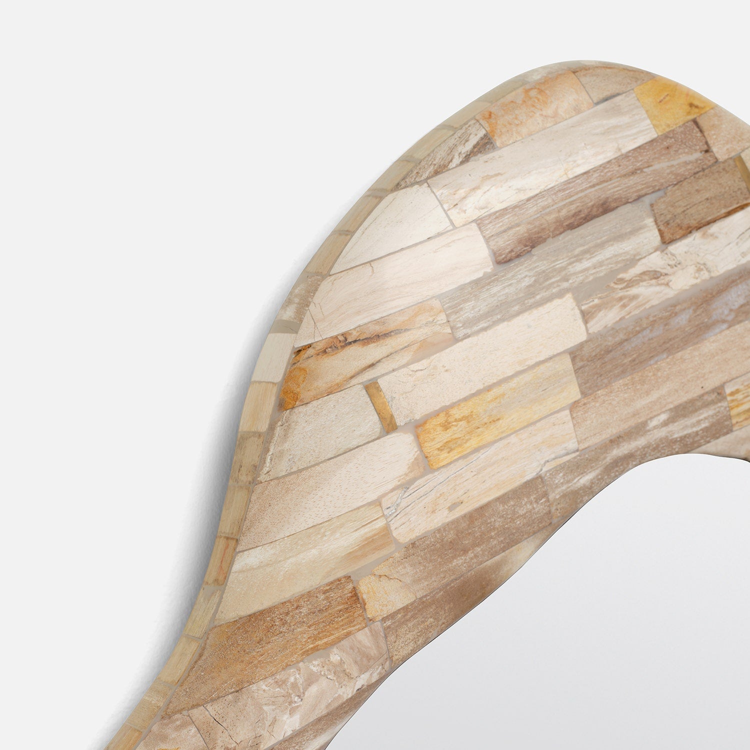 Joss Abstract Petrified-Wood Mirror