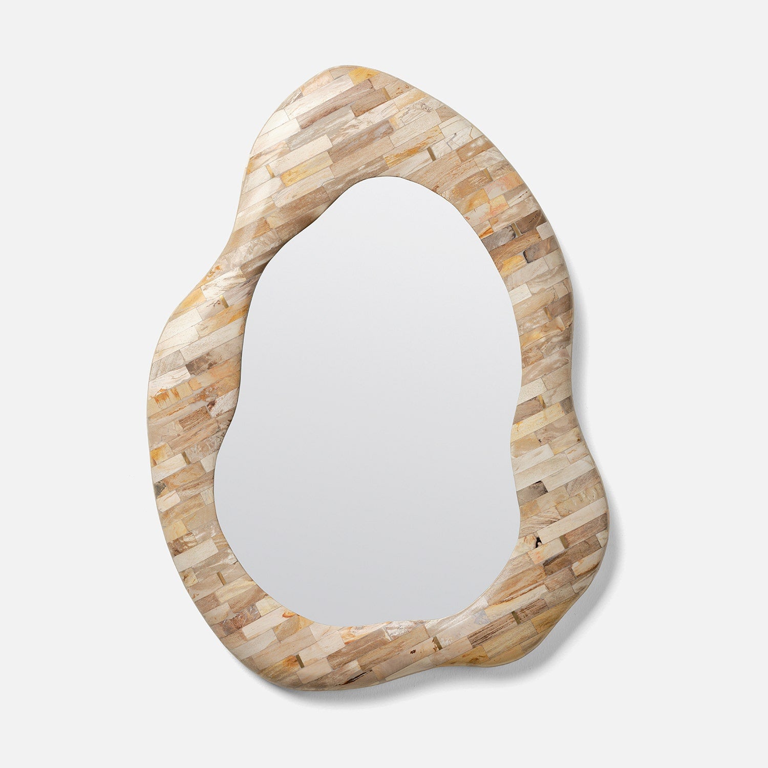 Joss Abstract Petrified-Wood Mirror