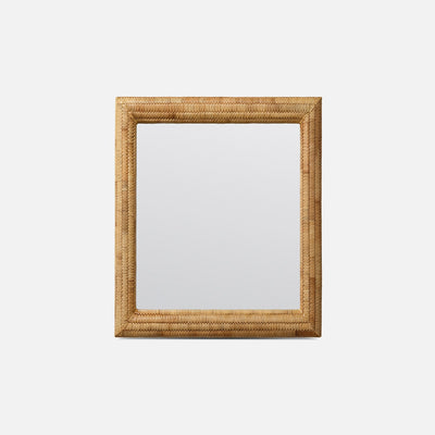 Neya Rectangular Rattan Mirror