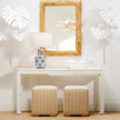 Neya Rectangular Rattan Mirror