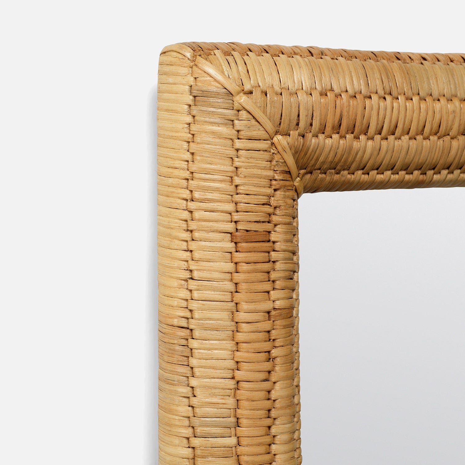 Neya Rectangular Rattan Mirror