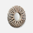 Sedona Abstract Floral Wood Mirror