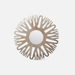 Sedona Abstract Floral Wood Mirror