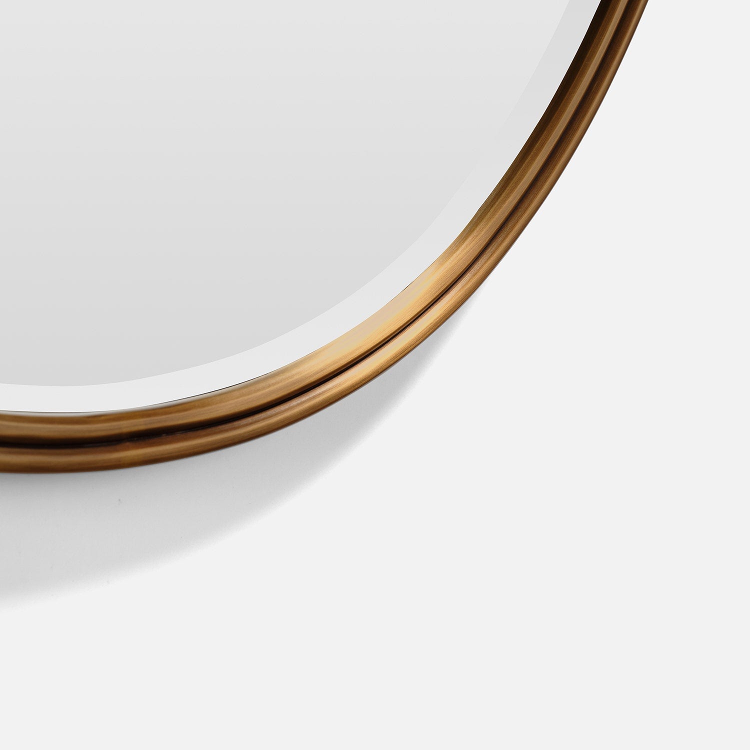 Whitman Modern Metal Mirror
