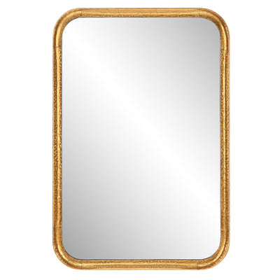 Modern Accents Rectangular Hammered Metal Mirror