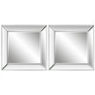 Modern Accents Elegant Frameless Mirror - Set of 2