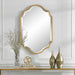 Modern Accents Curves And Arches Metal Frame Mirror