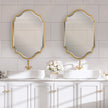 Modern Accents Curves And Arches Metal Frame Mirror
