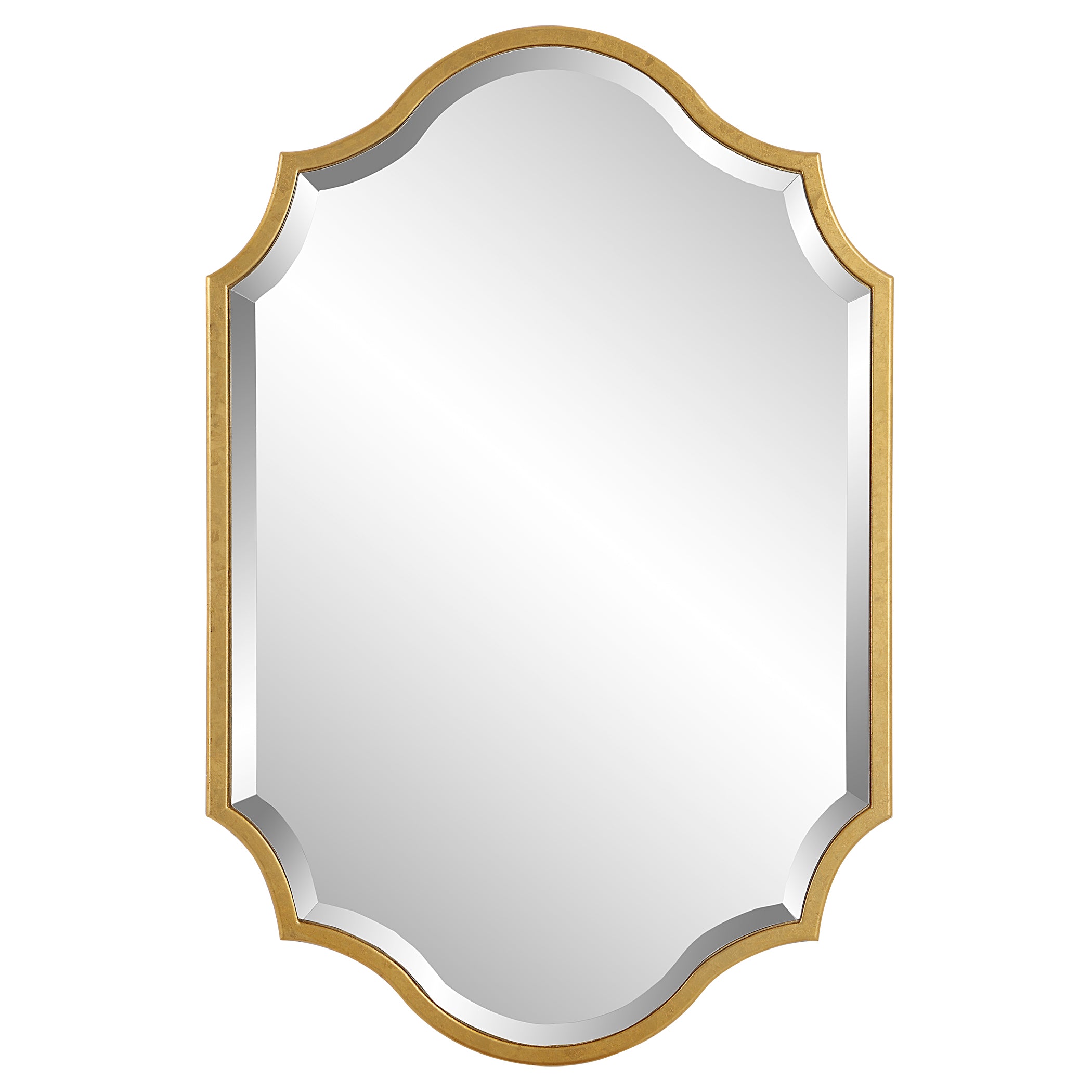 Modern Accents Curves And Arches Metal Frame Mirror