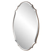 Modern Accents Shaped Beveled Rounded Edged Frame Mirror