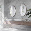 Modern Accents Shaped Beveled Rounded Edged Frame Mirror