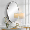 Modern Accents Shaped Beveled Rounded Edged Frame Mirror