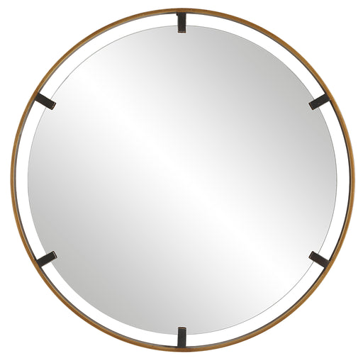 Modern Accents Round Floating Mirror