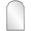 Modern Accents Scalloped Corners Metal Frame Mirror