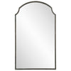 Modern Accents Scalloped Corners Metal Frame Mirror