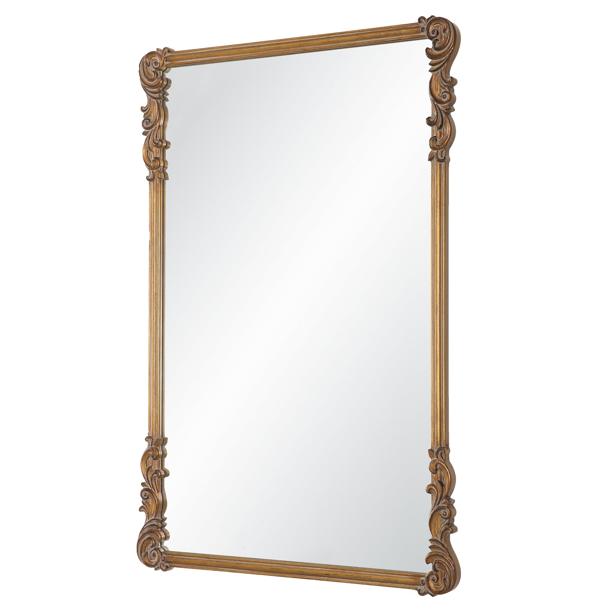 Modern Accents Antique Gold Beautiful Frame Mirror