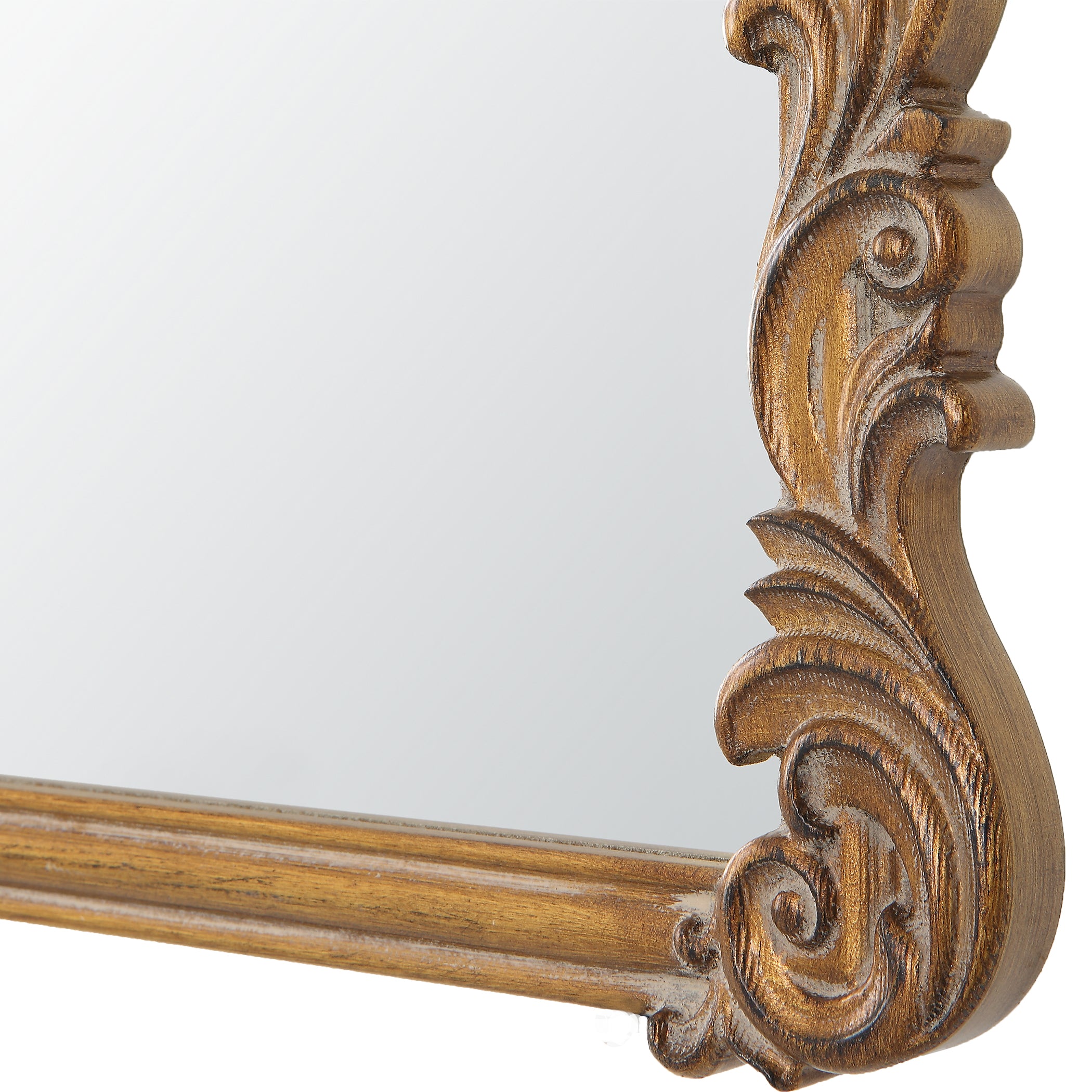 Modern Accents Antique Gold Beautiful Frame Mirror