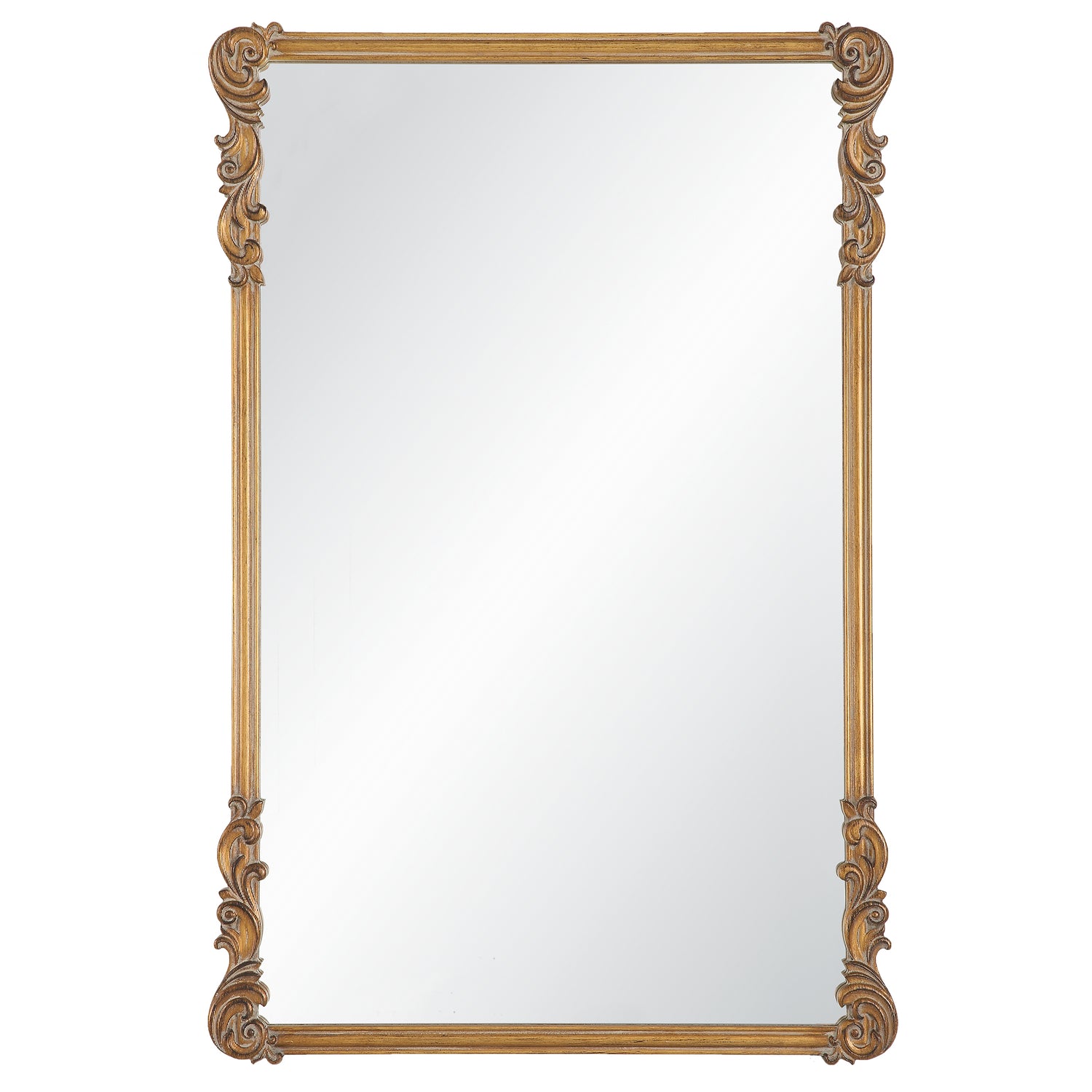 Modern Accents Antique Gold Beautiful Frame Mirror