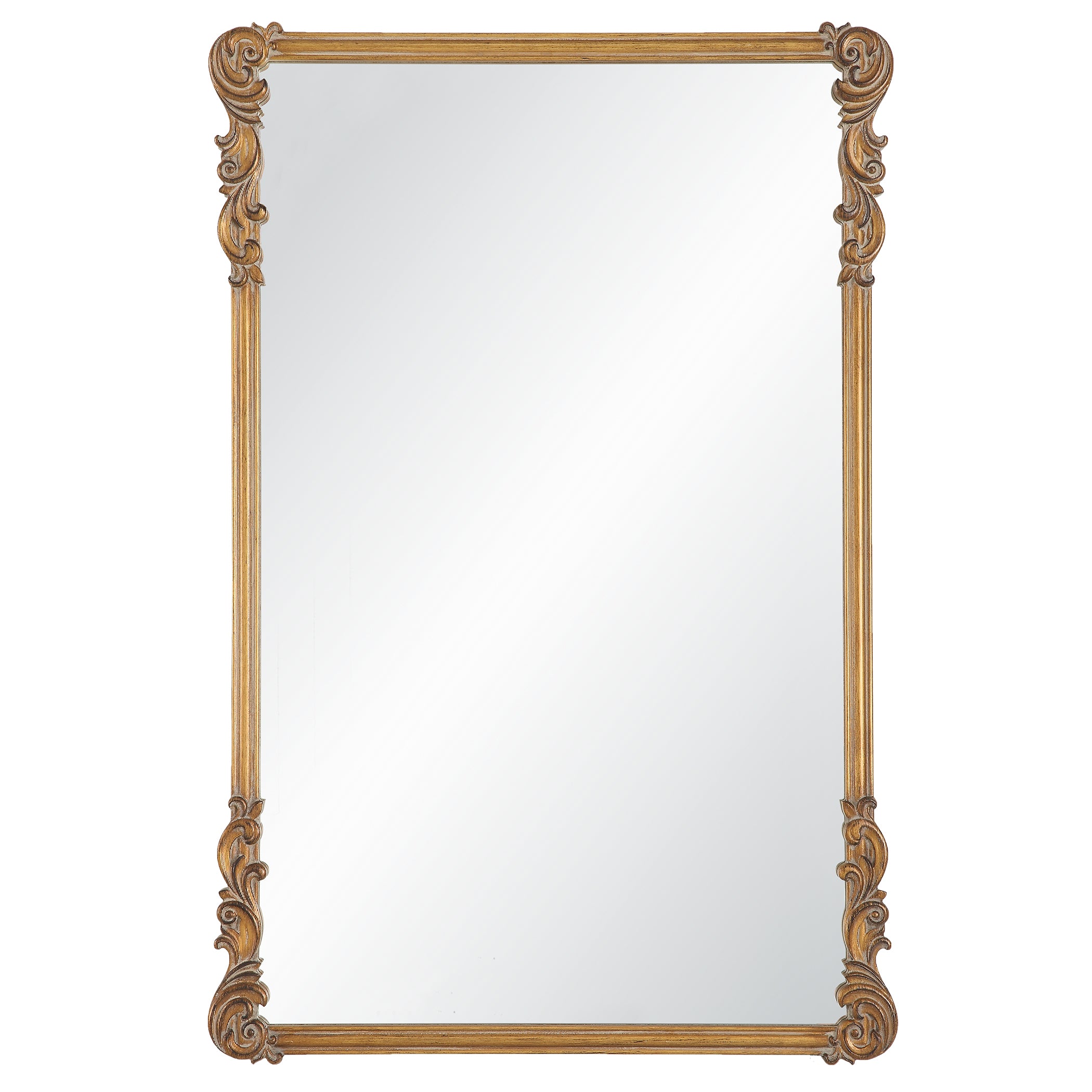 Modern Accents Antique Gold Beautiful Frame Mirror