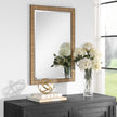 Modern Accents Coastal Decor Rattan Frame Mirror
