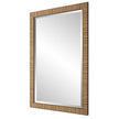 Modern Accents Coastal Decor Rattan Frame Mirror