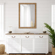 Modern Accents Coastal Decor Rattan Frame Mirror